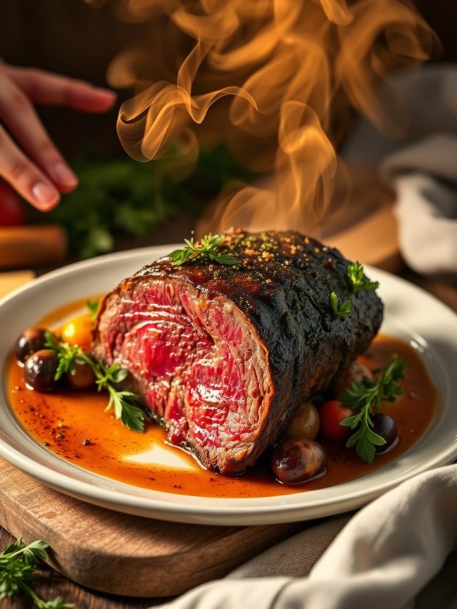 Rosbife de Lagarto com Ervas