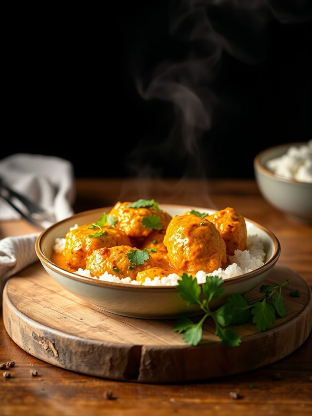 Frango ao Curry com Coco