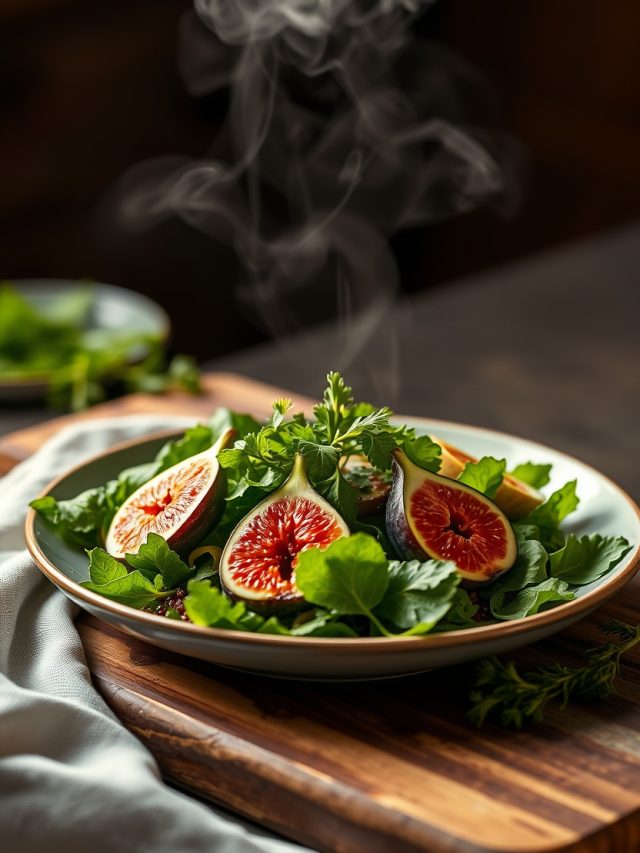 Salada Verde com Figos