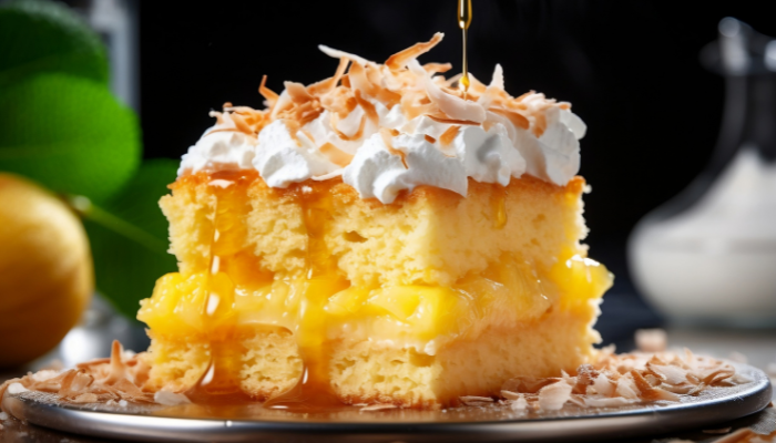 Torta de abacaxi e coco - Blog Alhocomalecrim