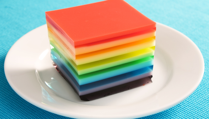 Gelatina Colorida e Divertida - Blog Alhocomalecrim