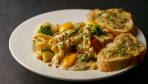 Penne com Brócolis e Atum - Blog Alhocomalecrim