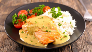Salmão ao Molho Champignon - Blog Alhocomalecrim