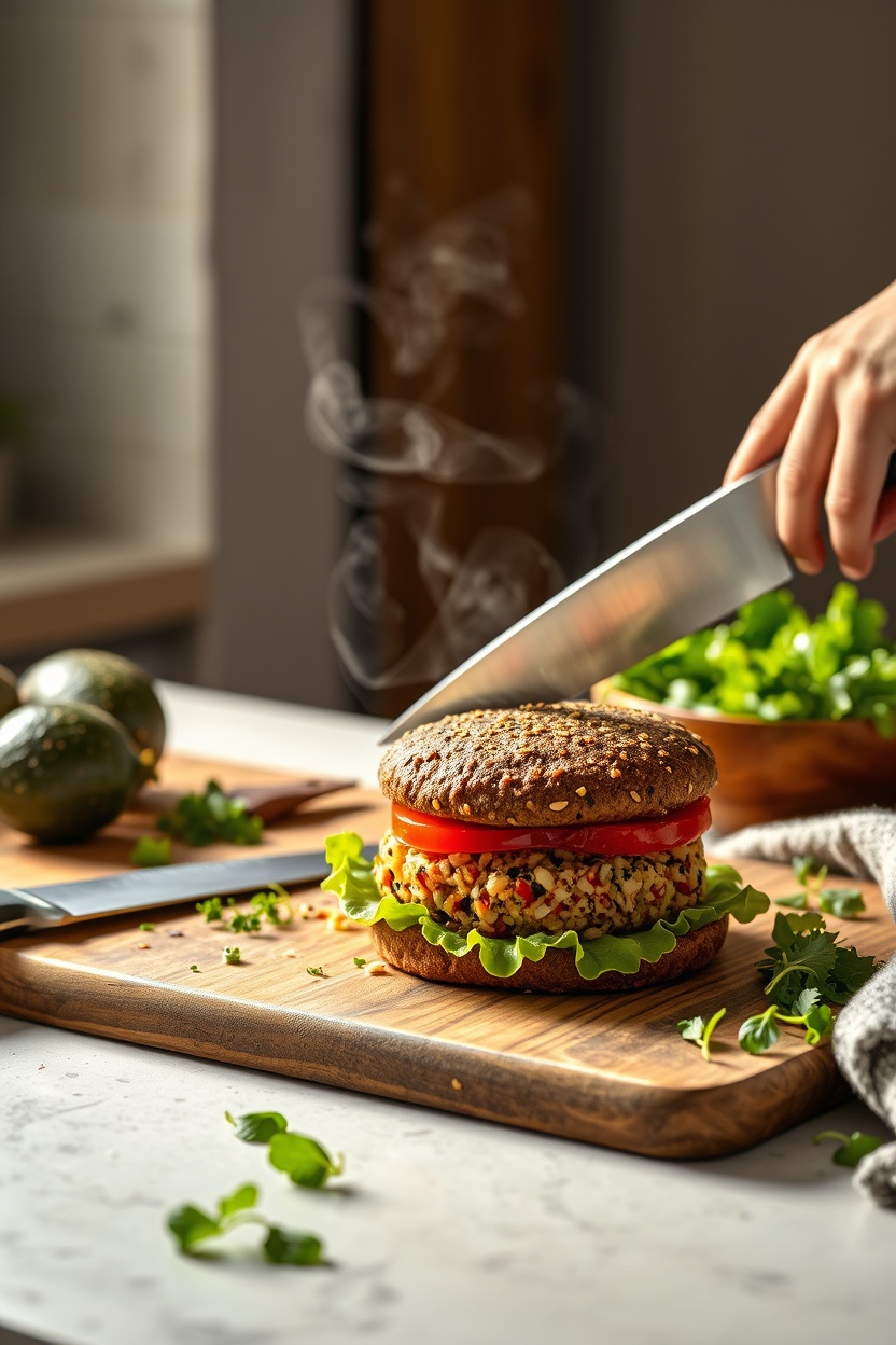 Hambúrguer de Quinoa