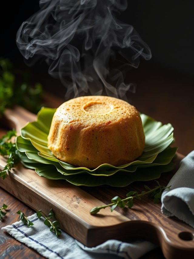 Bolo de Pamonha na Palha