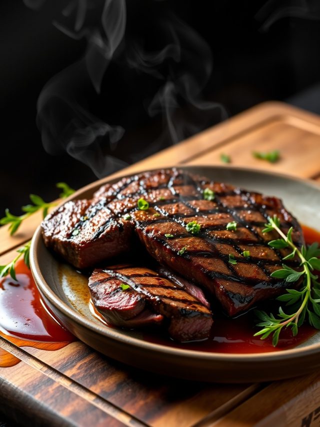 Picanha Grelhada com Chimichurri Fresco