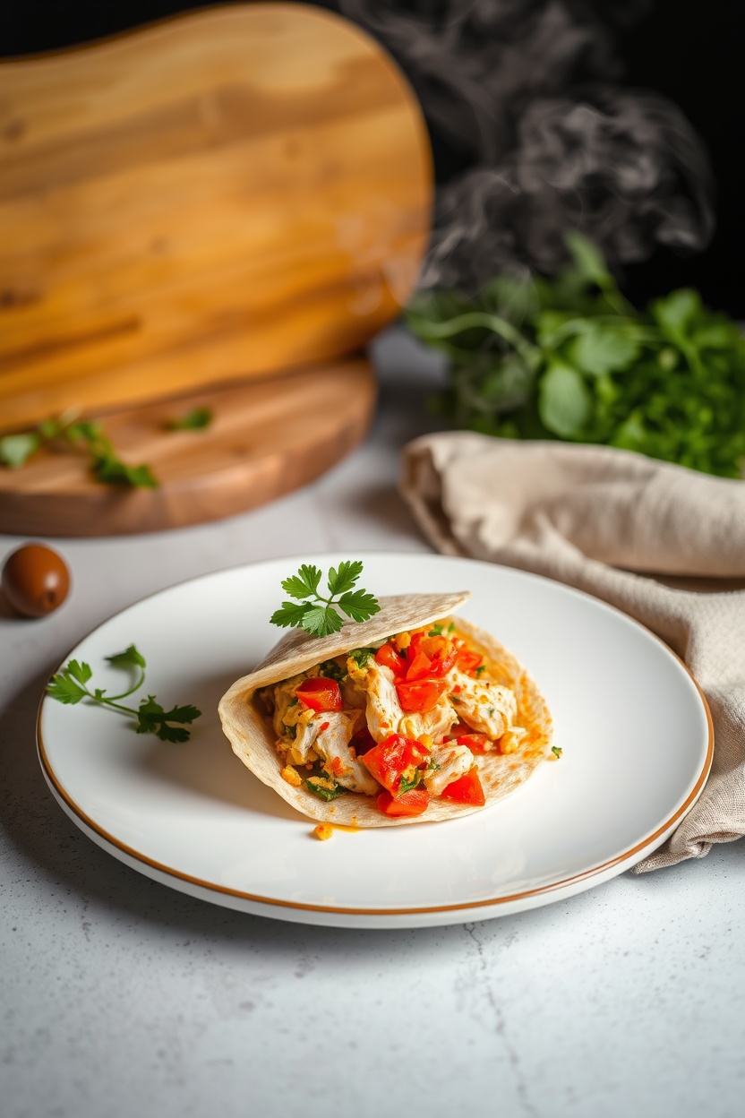 Delicioso Wrap de Frango