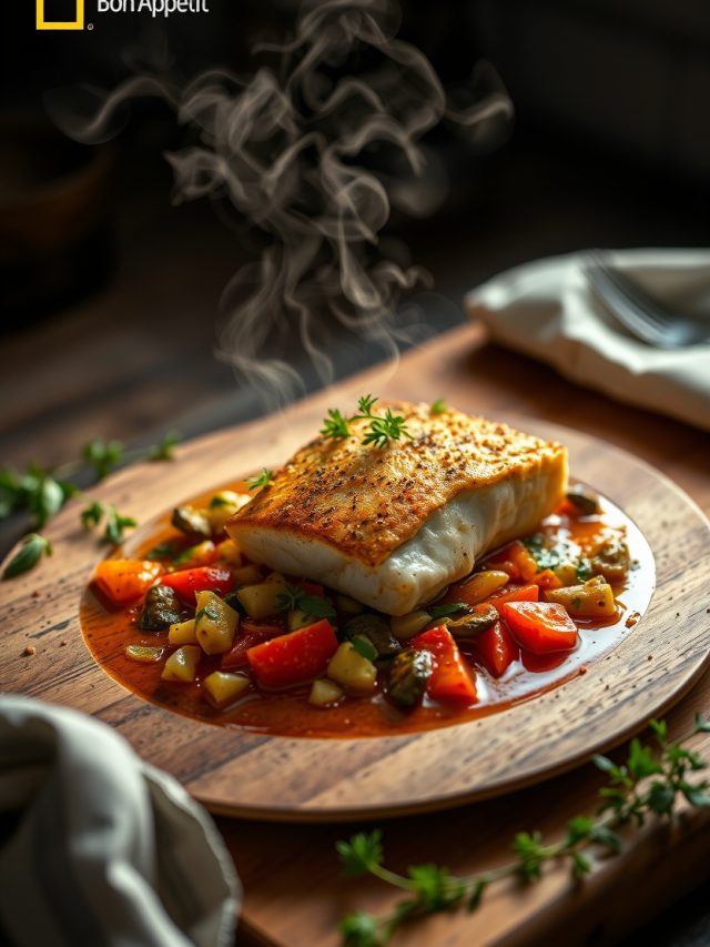 Bacalhau com Legumes
