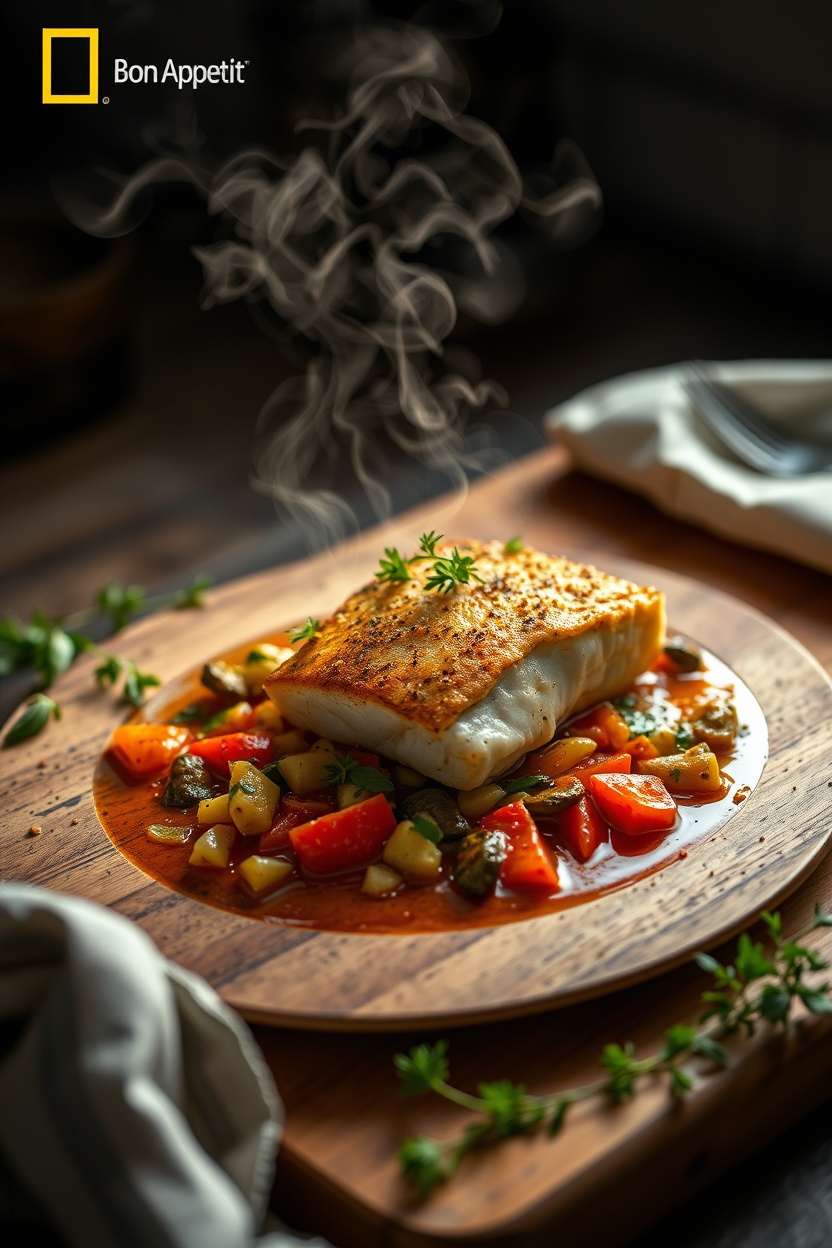 Bacalhau com Legumes