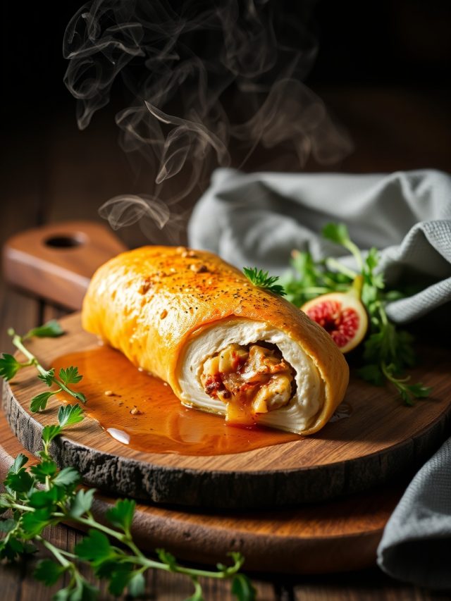 Rolinho de Frango com Figo