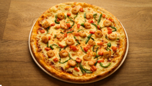 Pizza de Camarão ao Curry - Blog Alhocomalecrim