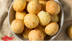 Pão de Queijo Crocante com Pimenta - Blog Alhocomalecrim.com