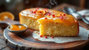 Torta de Laranja com Pimenta Rosa - Blog Alhocomalecrim.com
