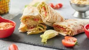 Wrap de Frango Desfiado - Blog Alhocomalecrim.com