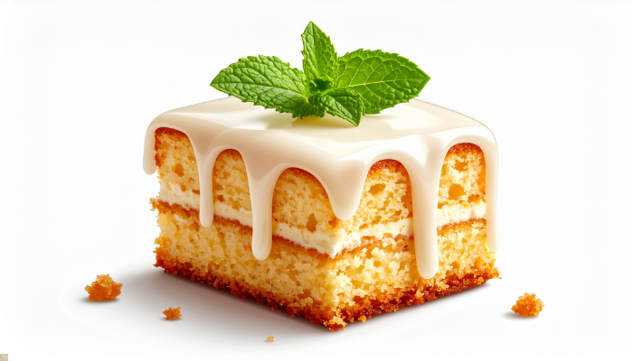Bolo de Baunilha com Hortelã - Blog Alhocomalecrim.com
