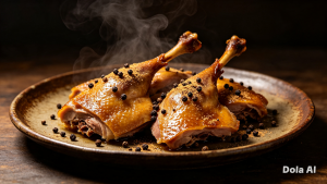 Pato Confitado com Pimenta do Reino - Blog Alhocomalecrim.com