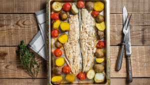 Pescada ao Forno com Batata - Blog Alhocomalecrim.com