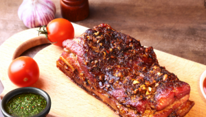 Costela de Boi ao Chimichurri de Hortelã - Blog Alhocomalecrim.com