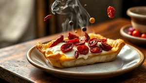 Torta de Ricota com Tomate Seco - Blog Alhocomalecrim.com