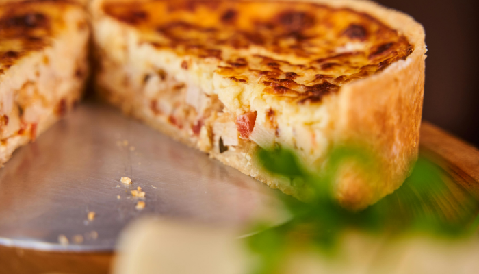 Quiche de Alho Poró com Bacon Crocante - Blog Alhocomalecrim.com