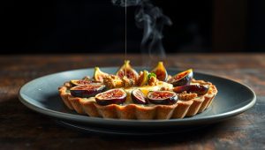 Torta de Figo com Gorgonzola - Blog Alhocomalecrim.com