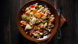 Risoto de Frango com Pimentão Vermelho - Blog Alhocomalecrim.com