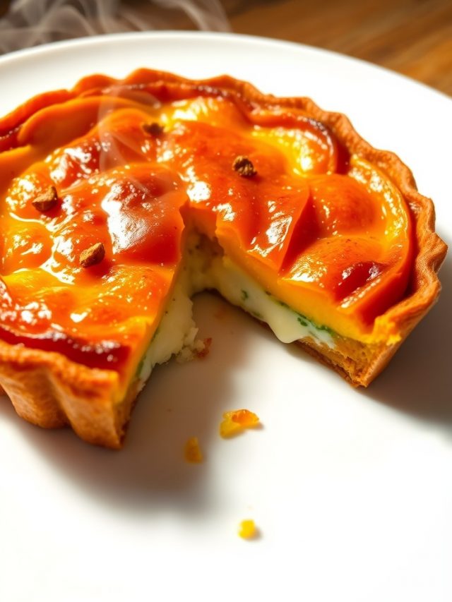 Torta de Abóbora com Gorgonzola