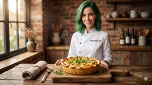 Torta de Bacalhau com Azeitonas - Blog Alhocomalecrim.com