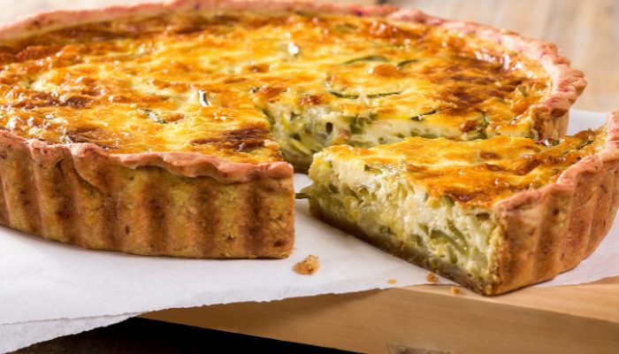 Torta de Alho Poró com Queijo - Blog Alhocomalecrim.com