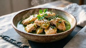 Galinha ao Molho de Vinho Verde - Blog Alhocomalecrim.com