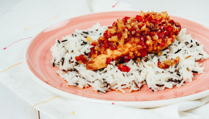 Pintado ao Forno com Arroz - Blog Alhocomalecrim.com