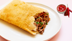 Pastel de Carne com Molho de Pimenta - Blog Alhocomalecrim.com