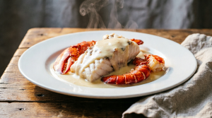 Bacalhau à Lagosta com Creme de Leite - Blog Alhocomalecrim.com